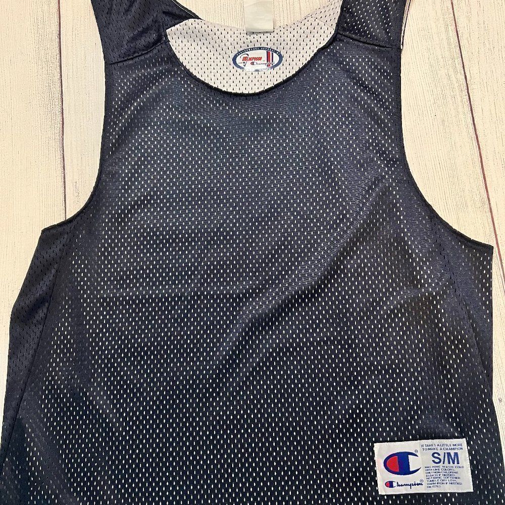 Champion Adult Reversible Jerseys Blue & White Size S/M